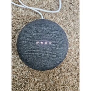 Google Home Mini 1st Gen Smart Speaker Charcoal Grey Coral Base H0A